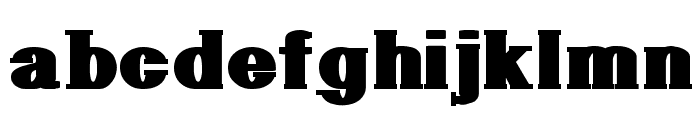 GeometricSerif Font LOWERCASE