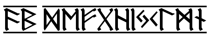 Germanic Runes 1 Font LOWERCASE