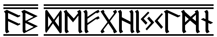 Germanic Runes 2 Font LOWERCASE