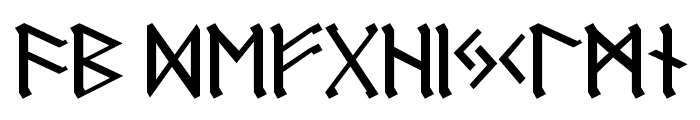 Germanic Runes Font LOWERCASE