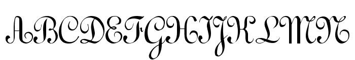 Gessele Regular Font UPPERCASE