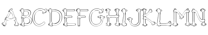 Get A Grip  Novelty Font LOWERCASE