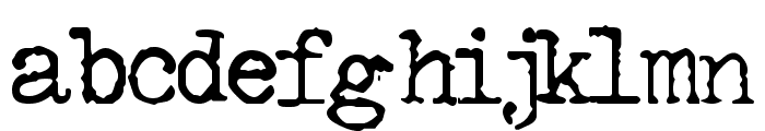 GF Halda Normal Font LOWERCASE