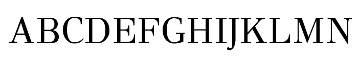 GFS Didot Regular Font UPPERCASE