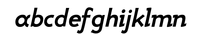 GFS Neohellenic Bold Italic Font LOWERCASE