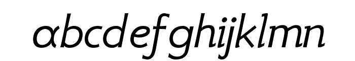 GFS Neohellenic Italic Font LOWERCASE
