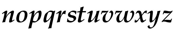 GFSDidot-BoldItalic Font LOWERCASE