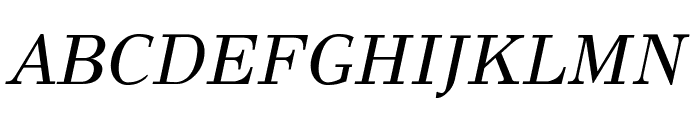 GFSDidot-Italic Font UPPERCASE