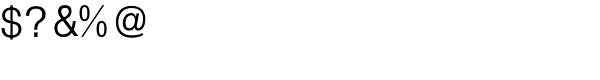 GGX88 Light Font OTHER CHARS