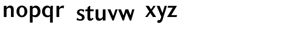 GHEA Koryun DemiBold Font LOWERCASE