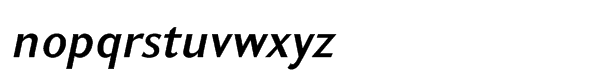 GHEA Koryun Std DemiBold Italic Font LOWERCASE