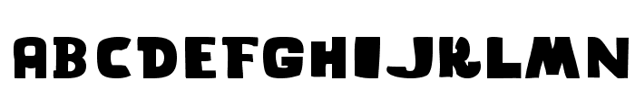 GHOSTWORDS-Regular Font LOWERCASE