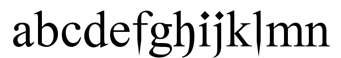 Ghost Theory Font LOWERCASE
