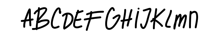 GhostOfMars Font UPPERCASE