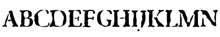 GhostTown Font UPPERCASE