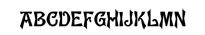 Ghostly Normal Font UPPERCASE