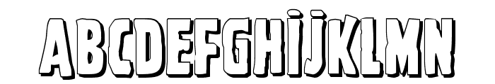 Ghoulish Intent Shadow Font UPPERCASE