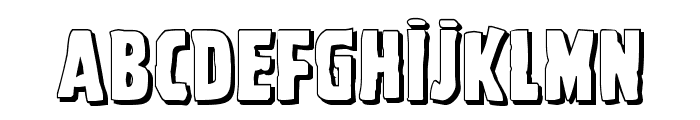 Ghoulish Intent Shadow Font LOWERCASE