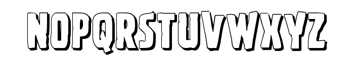 Ghoulish Intent Shadow Font LOWERCASE