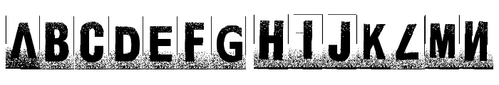 ghettomarquee Font UPPERCASE