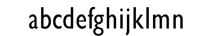 GibbyOpti-MediumCond Font LOWERCASE