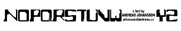 Giga66 Font UPPERCASE
