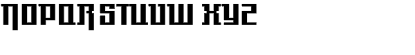 Gigant EF-Black Alt Font UPPERCASE