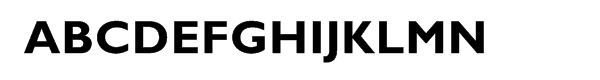 Gill Sans® Cyrillic Bold Font UPPERCASE