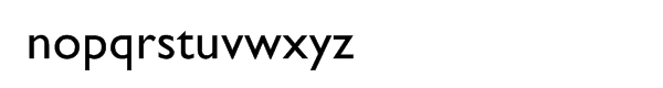 Gill Sans® Cyrillic Font LOWERCASE