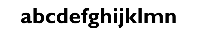 Gill Sans Pro Bold Cyrillic Font LOWERCASE