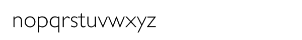 Gill Sans Pro Cyrillic Light Font LOWERCASE