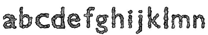 Gill Tree Font LOWERCASE