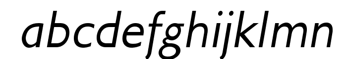 GilliusADF-Italic Font LOWERCASE