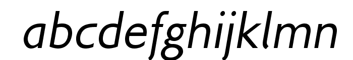 GilliusADFNo2-Italic Font LOWERCASE
