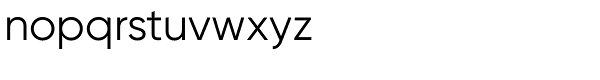 Gilroy Regular Font LOWERCASE
