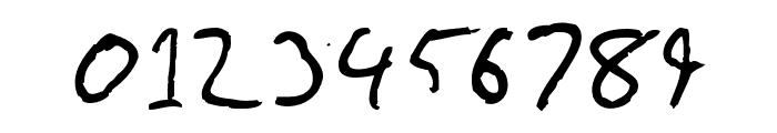 Gimp Scribble Font OTHER CHARS