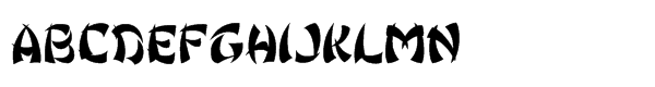 Ginko Regular Font UPPERCASE