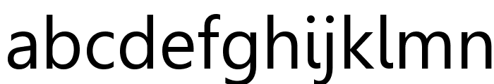Gisha Font LOWERCASE