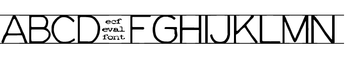 gifford [eval] Font UPPERCASE