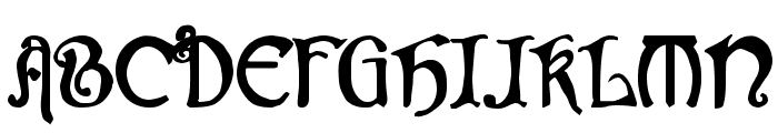 Gjallarhorn Font UPPERCASE