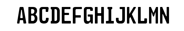 GL-Nummernschild-Eng Font LOWERCASE