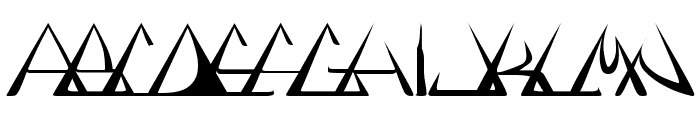 GlOrY Font LOWERCASE