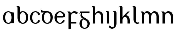 Glanchl Font LOWERCASE