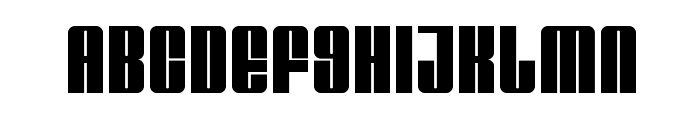 Glare Font UPPERCASE