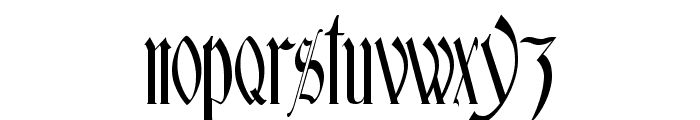 Glastonbury Font LOWERCASE
