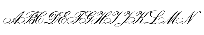 Gloria script Font UPPERCASE