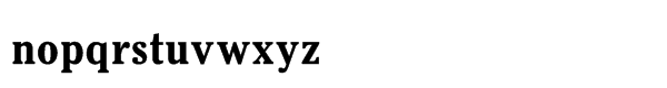 Gloucesterâ„¢ Std Bold Condensed Font LOWERCASE