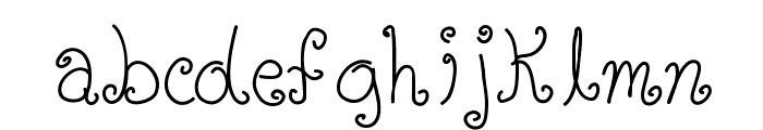 Glyphy Font LOWERCASE