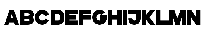 GoGoPosterPunch Font LOWERCASE