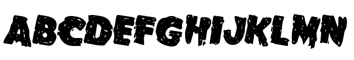 Goblin Creek Leaning Font LOWERCASE